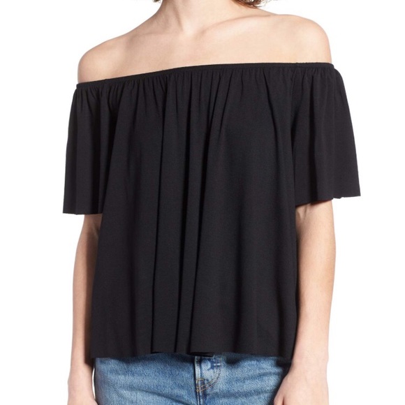 bp Tops - NWT Nordstrom BP off the shoulder black top